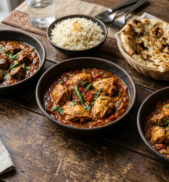 Chicken-Lamb-Prawn madras