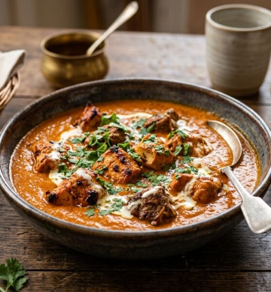Chicken-Lamb Tikka Plain curry