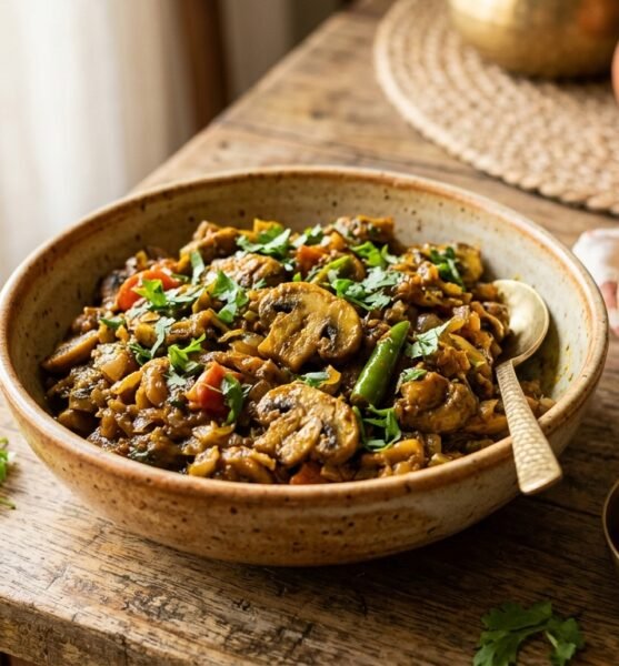 Mushroom Bhaji